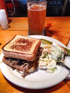 Whoever put a barbecue joint next to a brewery is a GENIUS.