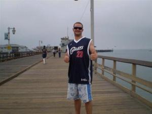 My second ever LeBron jersey, circa 2008. Dork.