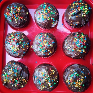 Bonnie said she wouldn't let me eat all of these on my own. IT'S MY BIRTHDAY, MAN.